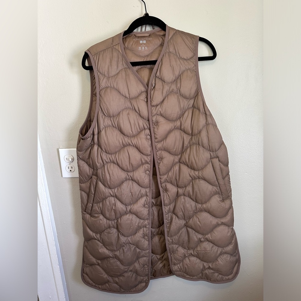 Uniqlo Long Down Puffer Vest